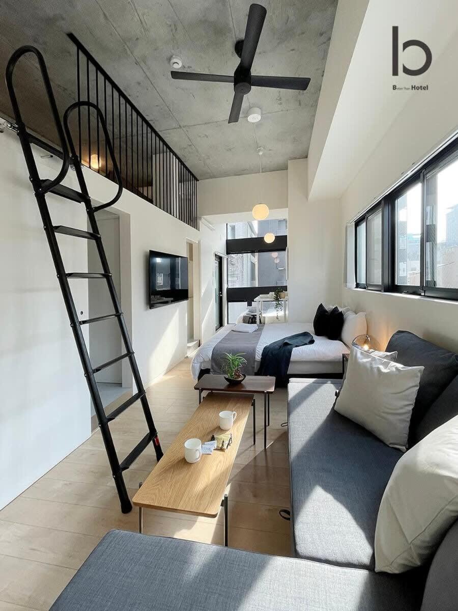 Bhotel Nekoyard - Bright Loft Studio 5 Min Walk To Peace Park & City Center Hiroshima Bagian luar foto